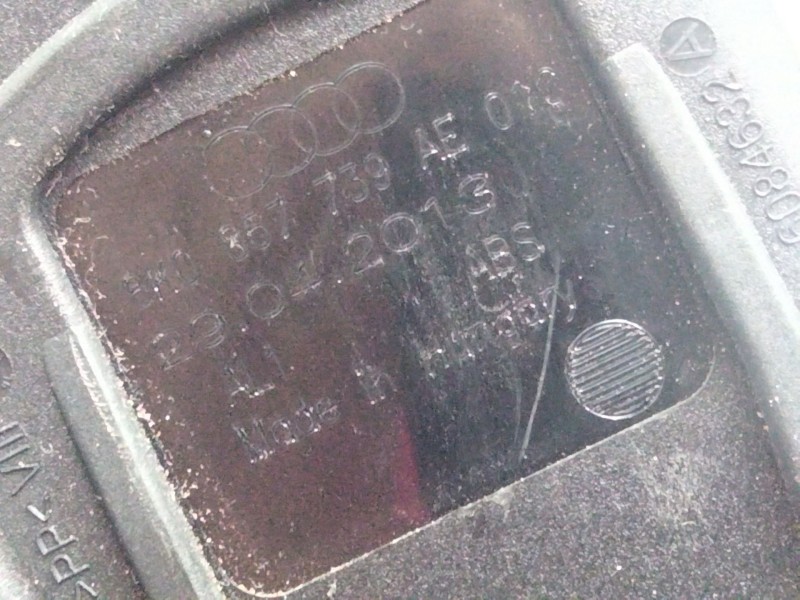 Recambio de enganche cinturon trasero izquierdo para audi a5 sportback (8t) 2.0 16v tdi referencia OEM IAM 8R0857739AE  