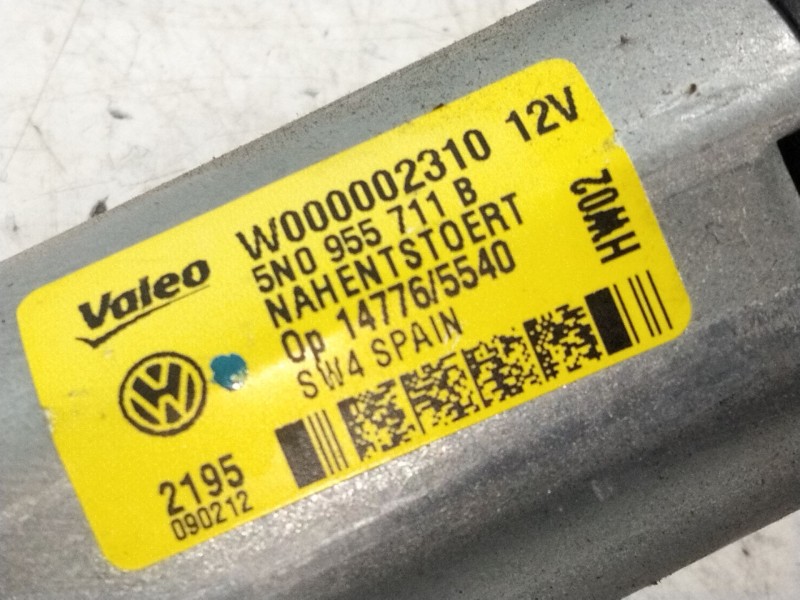 Recambio de motor limpia trasero para volkswagen tiguan (5n2) t1 bluemotion referencia OEM IAM 5N0955711B  