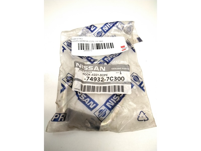 Recambio de cabestro para nissan serena (c23) 1.6 referencia OEM IAM 749327C300  