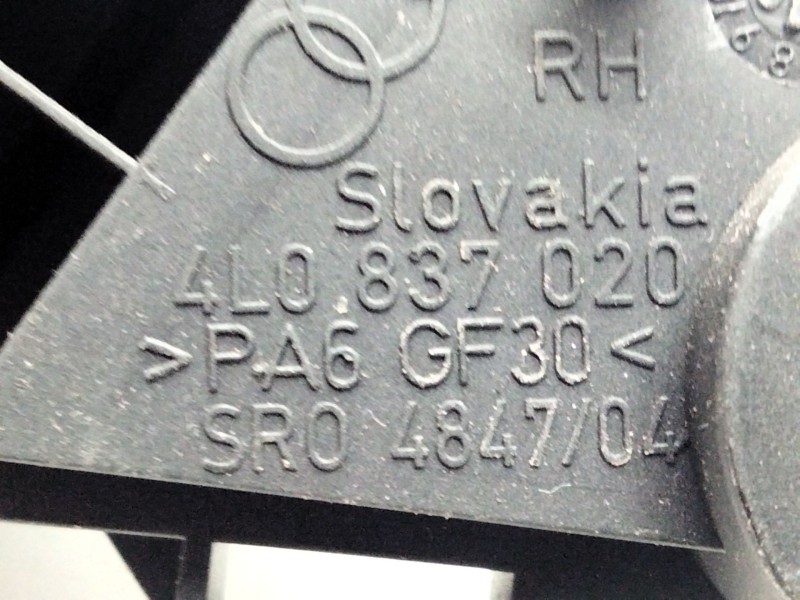 Recambio de maneta interior trasera derecha para audi q7 (4lb) 3.0 tdi quattro referencia OEM IAM 4L0837020  