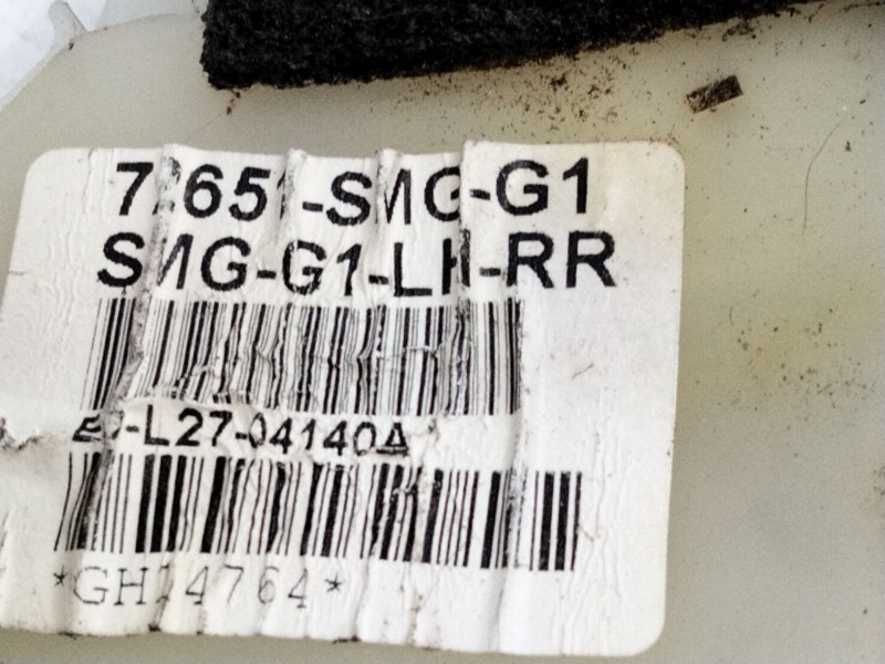 Recambio de cerradura puerta trasera izquierda para honda civic berlina (fn) 1.8 type s referencia OEM IAM   