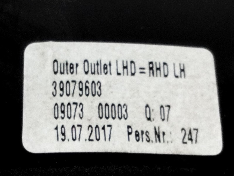 Recambio de rejilla aireadora para opel astra k sports tourer excellence referencia OEM IAM 39079603  