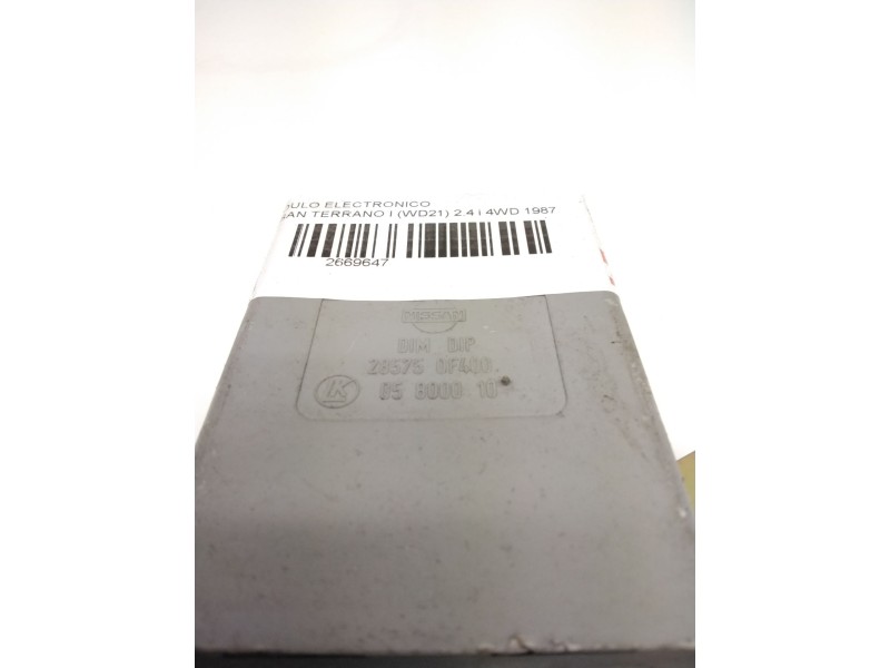 Recambio de modulo electronico para nissan terrano i (wd21) 2.4 i 4wd referencia OEM IAM 285750F400 05800010 LK