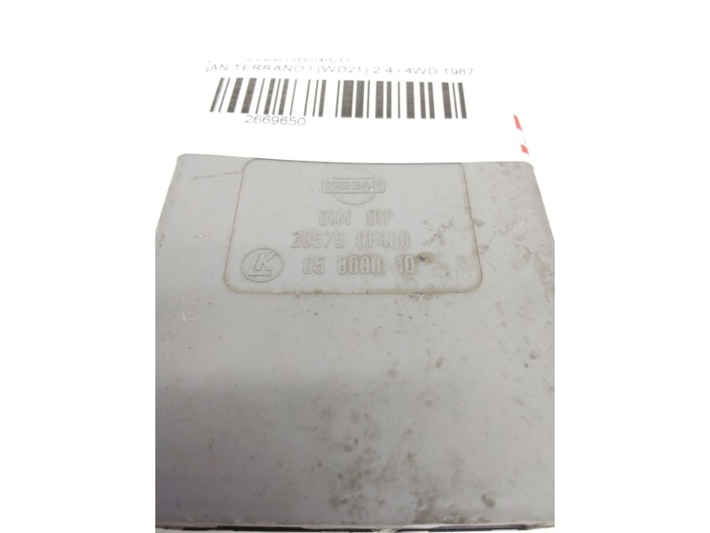Recambio de modulo electronico para nissan terrano i (wd21) 2.4 i 4wd referencia OEM IAM 285750F400 05800010 LK