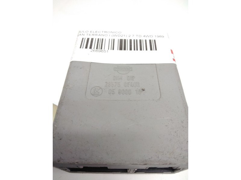 Recambio de modulo electronico para nissan terrano i (wd21) 2.7 td 4wd referencia OEM IAM 285750F400 05800010 LK