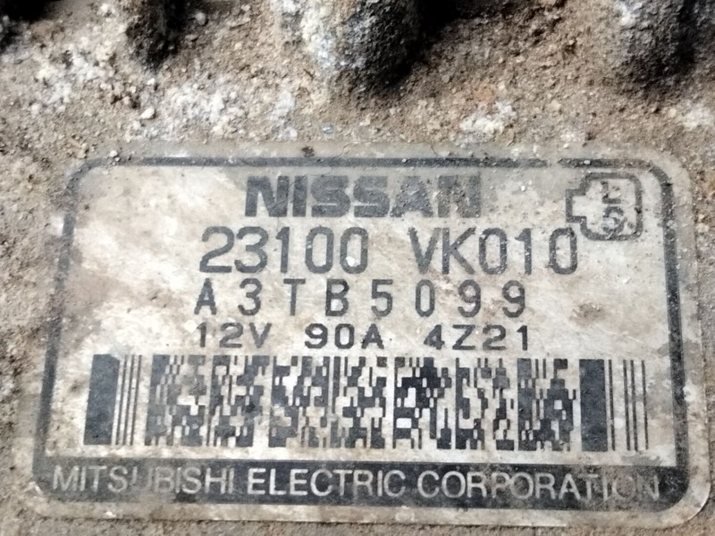 Recambio de alternador para nissan pick up (d22) 2.5 di referencia OEM IAM 23100VK010  