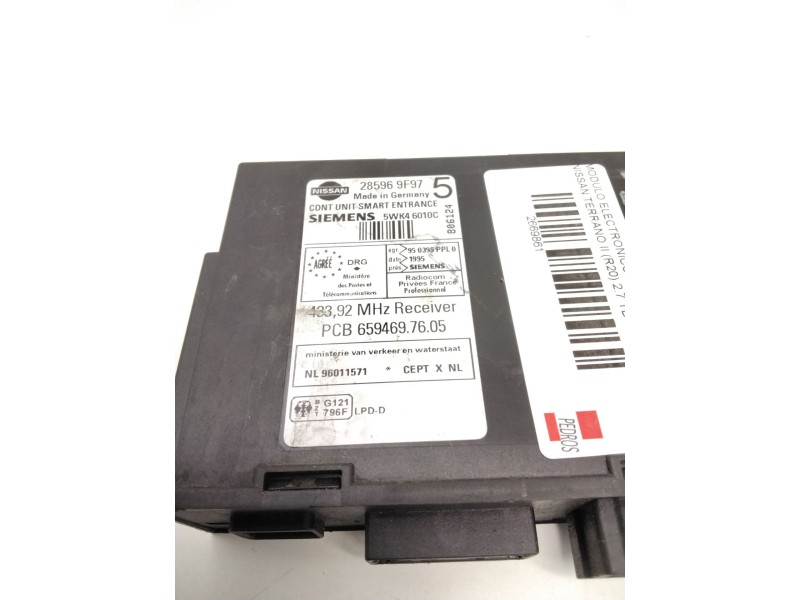 Recambio de modulo electronico para nissan terrano ii (r20) 2.7 td 4wd referencia OEM IAM 285969F97 5WK46010C SIEMENS