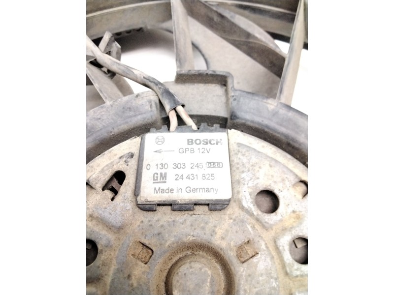 Recambio de electroventilador para opel zafira a elegance referencia OEM IAM 0130303245 BOSCH 24431825