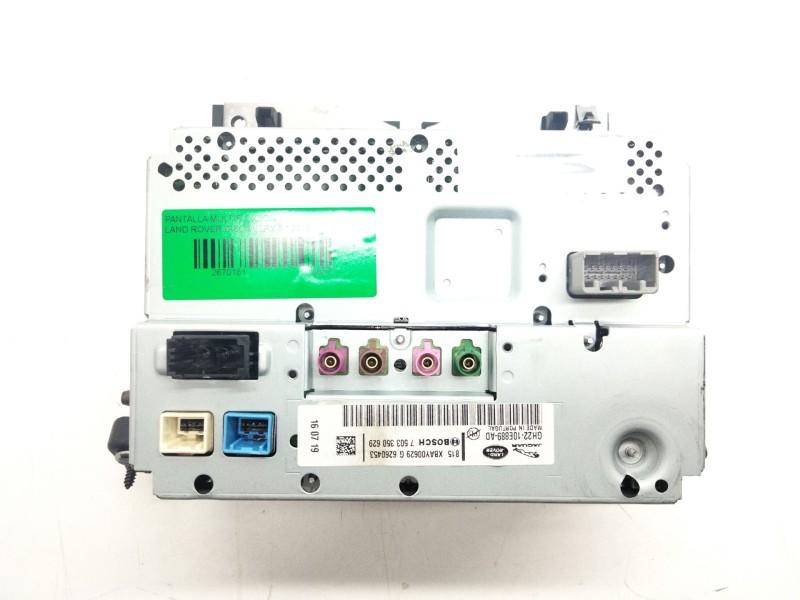 Recambio de pantalla multifuncion para land rover discovery 5 referencia OEM IAM 7503350629  