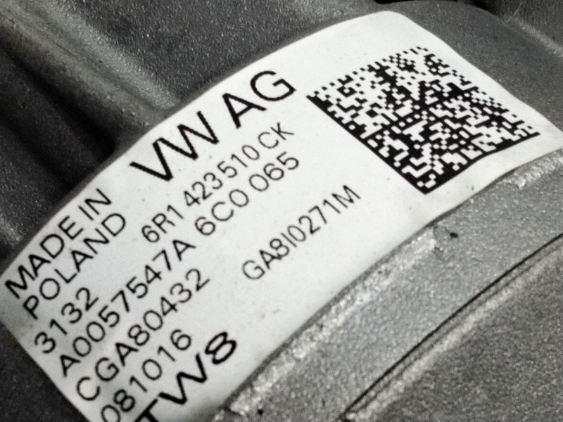 Recambio de columna direccion electrica para audi a1 (8xk) 1.0 tfsi referencia OEM IAM 6R1423510CK 6R1909144AJ 