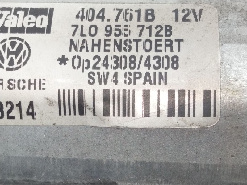 Recambio de motor limpia trasero para volkswagen touareg (7la) tdi v10 referencia OEM IAM 7L0955712B  