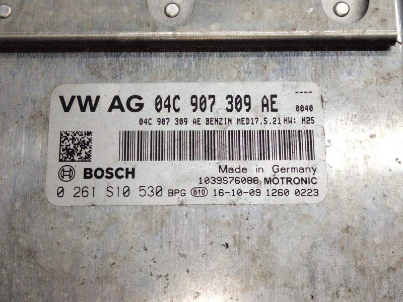 Recambio de centralita motor uce para audi a1 (8xk) 1.0 tfsi referencia OEM IAM 04C907309AE 0261S10530 