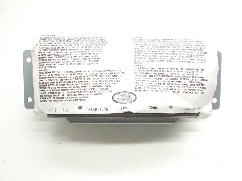 Recambio de airbag delantero derecho para land rover discovery 5 referencia OEM IAM PB85017070  