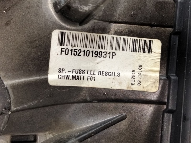 Recambio de retrovisor izquierdo para bmw 7 (f01, f02, f03, f04) 730 d referencia OEM IAM F01521019931P  