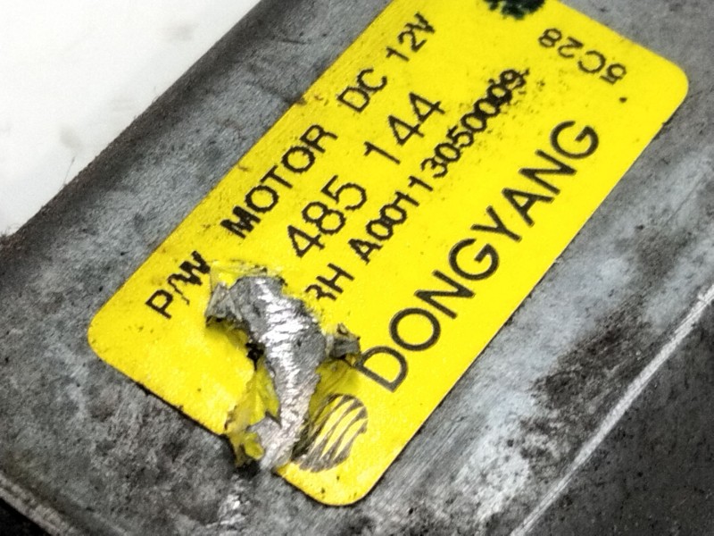 Recambio de elevalunas trasero derecho para chevrolet matiz sx referencia OEM IAM 96485144  