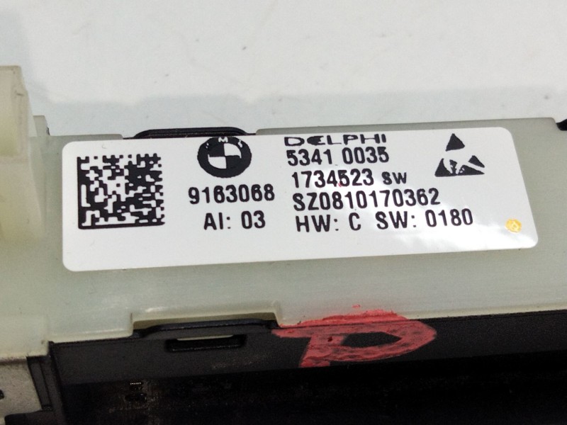 Recambio de mando multifuncion para bmw 7 (f01, f02, f03, f04) 730 d referencia OEM IAM 9163068  