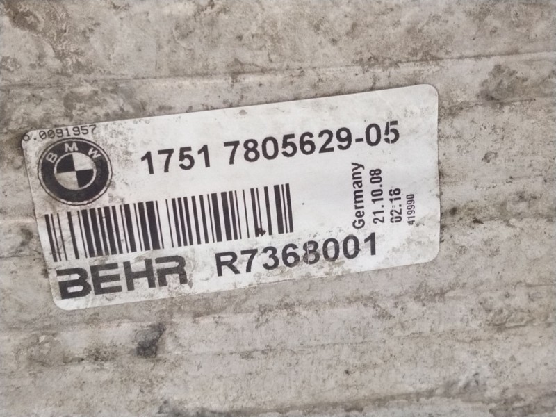 Recambio de intercooler para bmw 7 (f01, f02, f03, f04) 730 d referencia OEM IAM 1751780562905  
