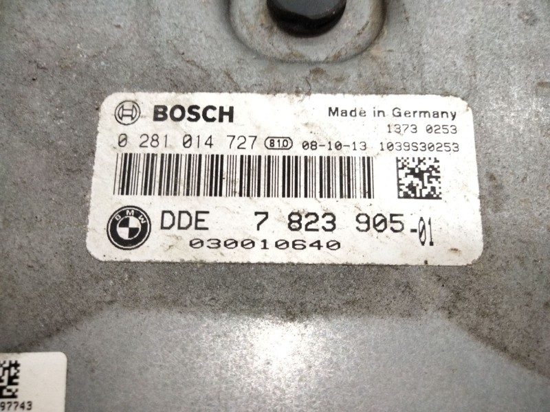 Recambio de centralita motor uce para bmw 7 (f01, f02, f03, f04) 730 d referencia OEM IAM 782390501 0281014727 