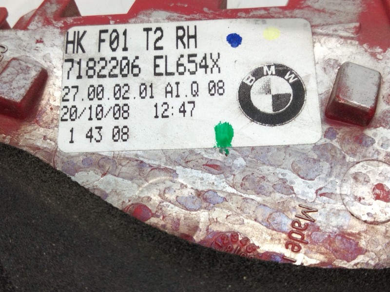 Recambio de piloto trasero derecho porton para bmw 7 (f01, f02, f03, f04) 730 d referencia OEM IAM 7182206  