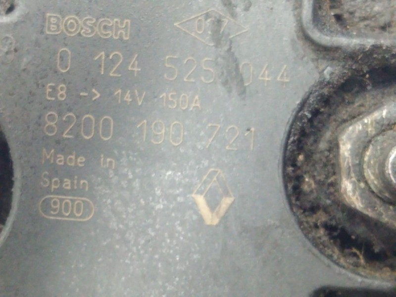 Recambio de alternador para opel movano a autobús (x70) 2.5 dti (jd) referencia OEM IAM 8200190721  