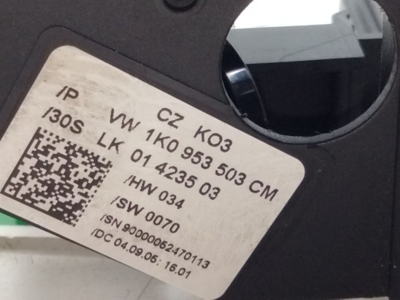 Recambio de mando intermitentes y limpia para volkswagen golf v (1k1) 2.0 tdi 16v referencia OEM IAM 1K0953503CM  