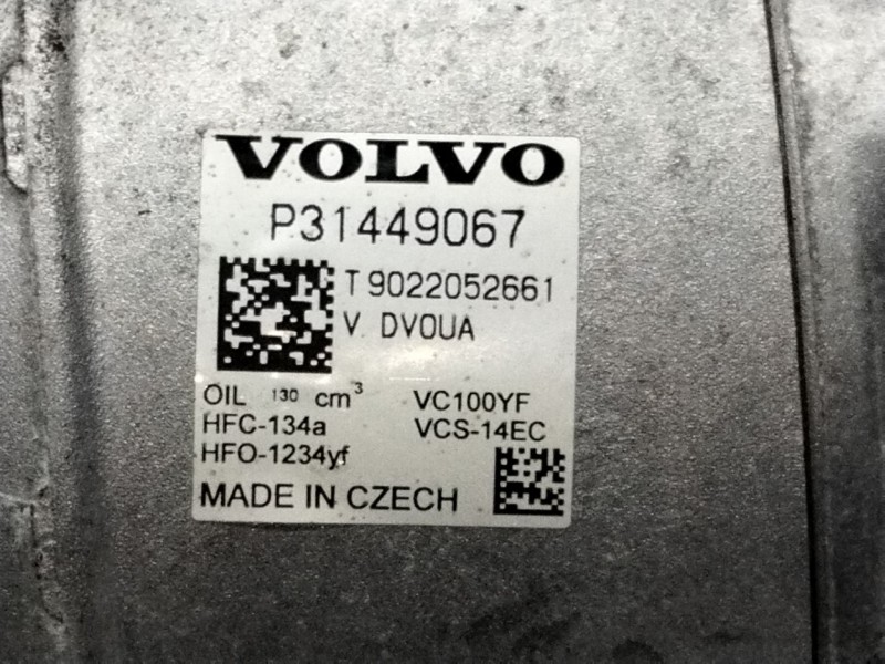 Recambio de compresor aire acondicionado para volvo xc60 ii (246) d4 referencia OEM IAM P31449067  