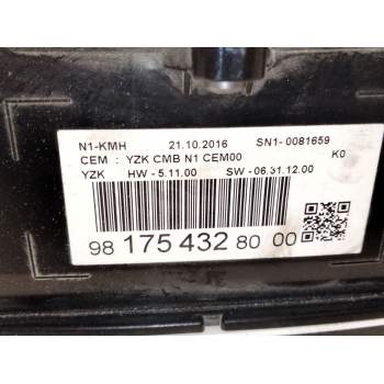 Recambio de cuadro instrumentos para peugeot expert furgoneta (v_) 1.6 bluehdi 115 referencia OEM IAM 9817543280  
