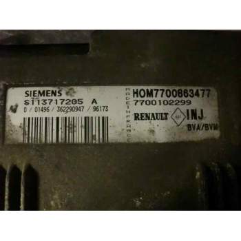 Recambio de centralita motor uce para renault laguna (b56) 2.0 referencia OEM IAM S113717205A 7700102299 HOM7700863477