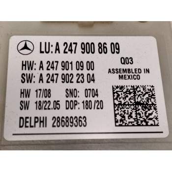 Recambio de modulo electronico para mercedes-benz gla (h247) gla 200 (247.787) referencia OEM IAM A2479008609  