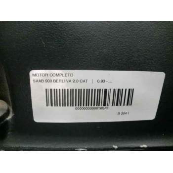 Recambio de motor completo para saab 900 berlina 2.0 cat referencia OEM IAM B206I  115078