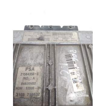 Recambio de centralita motor uce para peugeot 206 berlina 1.6 referencia OEM IAM 9651500880 9644625680 215843508