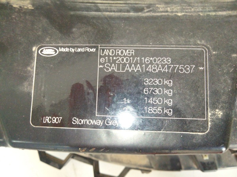 Recambio de panel frontal para land rover discovery v6 td hse referencia OEM IAM   
