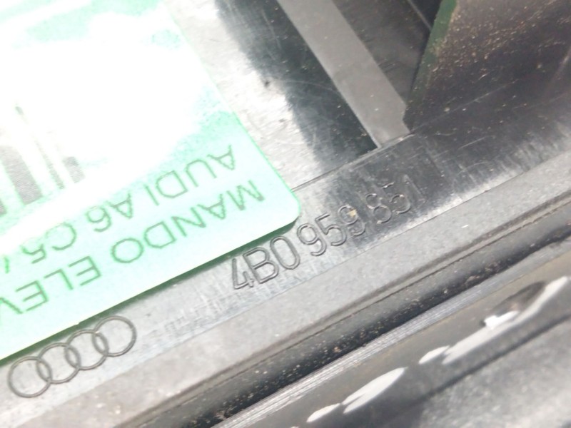 Recambio de mando elevalunas delantero izquierdo para audi a6 c5 (4b2) 2.4 referencia OEM IAM 4B0959851  