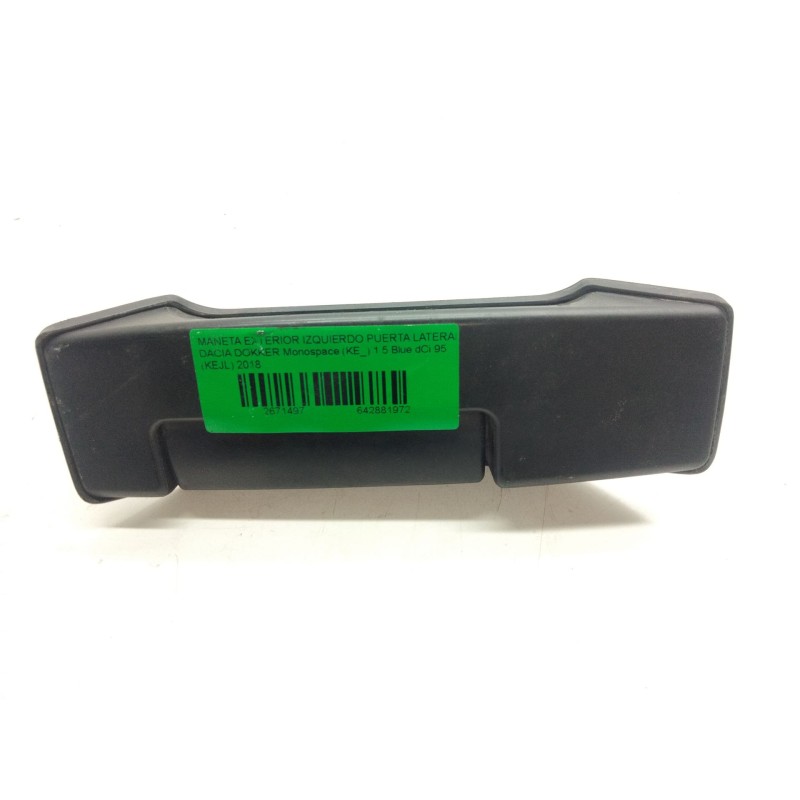 Recambio de maneta exterior izquierdo puerta lateral corredera para dacia dokker monospace (ke_) 1.5 blue dci 95 (kejl) referenc