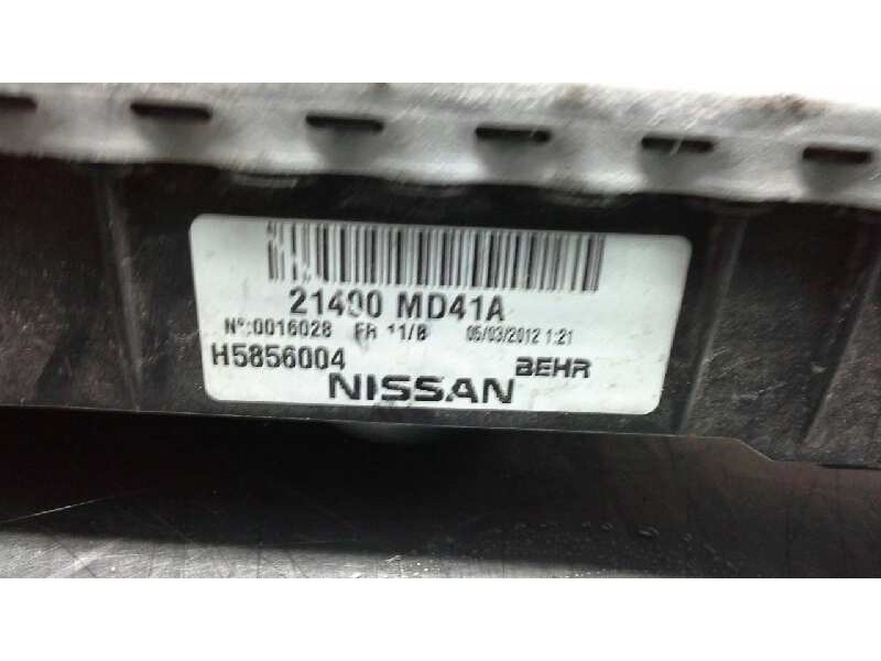Recambio de radiador agua para nissan cabstar 45.14 referencia OEM IAM 21400MD41A  