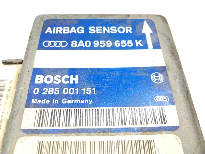 Recambio de centralita airbag para audi a8 (d2) 3.7 referencia OEM IAM 8A0959655K 0285091151 