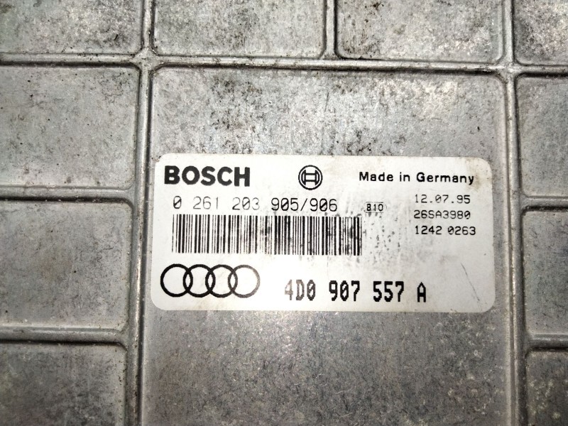 Recambio de centralita motor uce para audi a8 (d2) 3.7 referencia OEM IAM 4D0907557A 0261203905 