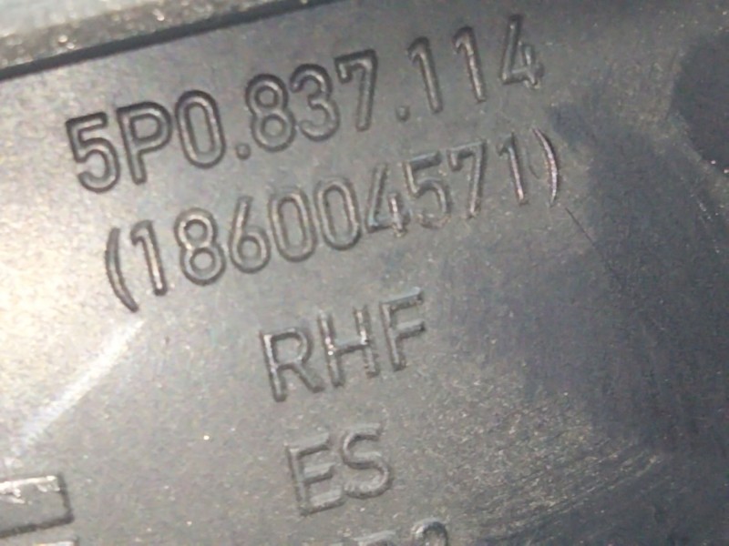 Recambio de maneta interior delantera derecha para seat leon (1p1) referencia OEM IAM 5P0837114  