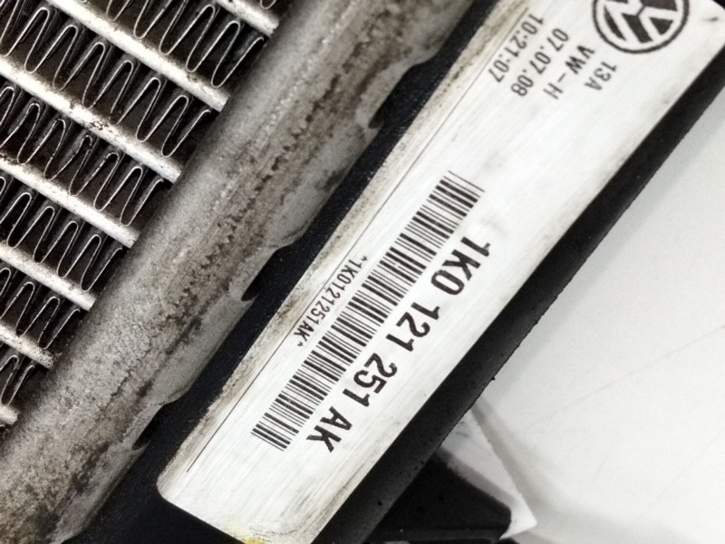 Recambio de radiador agua para seat leon (1p1) 1.9 tdi referencia OEM IAM 1K0121251AK  