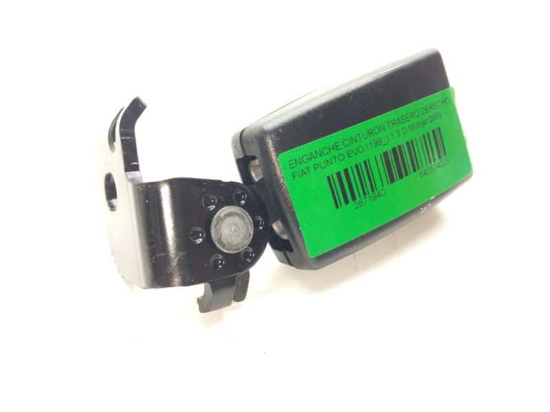 Recambio de enganche cinturon trasero derecho para fiat punto evo (199_) 1.3 d multijet referencia OEM IAM 735411133  