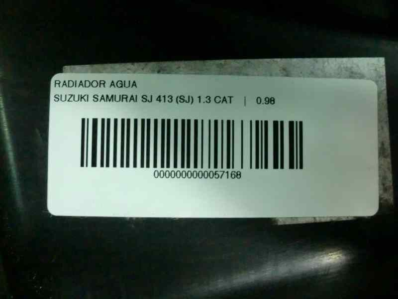 Recambio de radiador agua para suzuki samurai sj 413 (sj) 1.3 cat referencia OEM IAM   26656