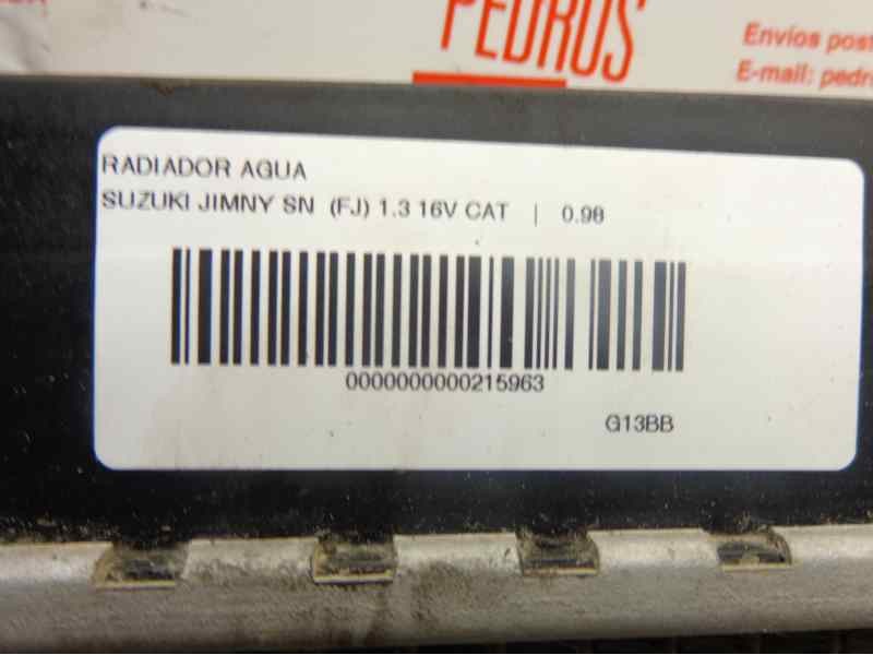 Recambio de radiador agua para suzuki jimny sn (fj) 1.3 16v cat referencia OEM IAM   