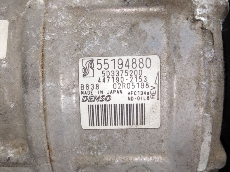 Recambio de compresor aire para fiat punto evo (199_) 1.3 d multijet referencia OEM IAM 55194880  