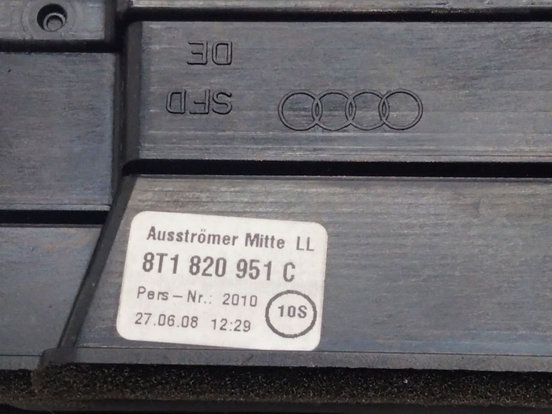 Recambio de aireador central para audi a4 b8 avant (8k5) 2.0 tdi referencia OEM IAM 8T1820951C  