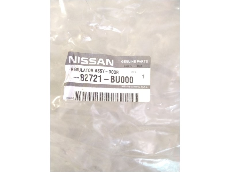 Recambio de elevalunas trasero izquierdo manual para nissan almera tino (v10) 2.2 dci referencia OEM IAM 82721BU000  