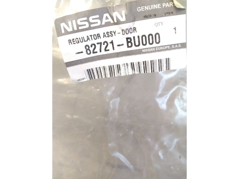 Recambio de elevalunas trasero izquierdo manual para nissan almera tino (v10) 2.2 dci referencia OEM IAM 82721BU000  
