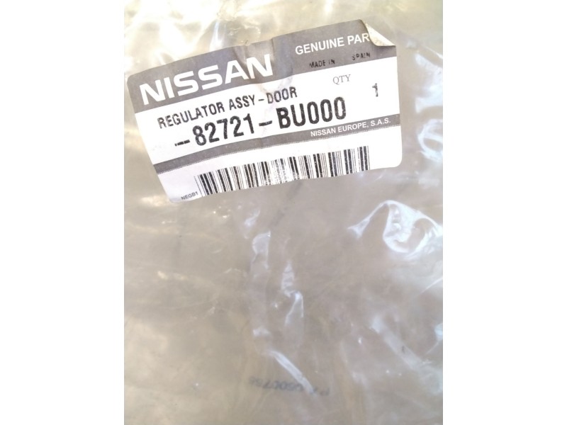 Recambio de elevalunas trasero izquierdo manual para nissan almera tino (v10) 2.2 dci referencia OEM IAM 82721BU000  