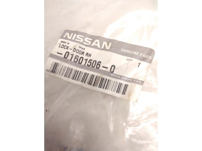 Recambio de cerradura puerta delantera derecha para nissan patrol iii/1 hardtop (k160) 2.8 d referencia OEM IAM 016015060  