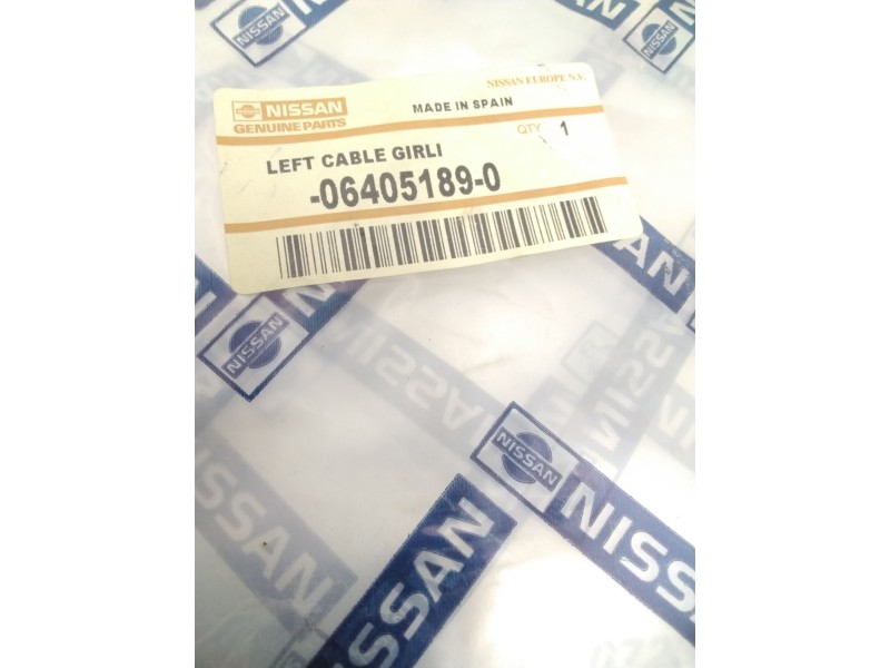 Recambio de sirga freno de mano para nissan vanette autobús (c22) 2.4 i (slc22) referencia OEM IAM 064051890  