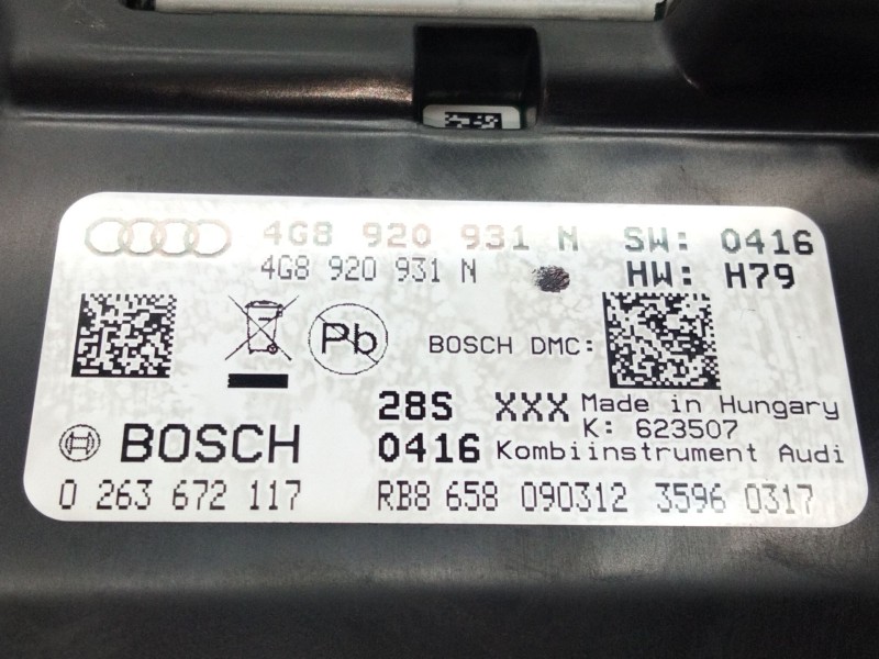 Recambio de cuadro instrumentos para audi a6 lim. (4g2) referencia OEM IAM 4G8920931N  